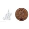 Sterling Silver Stamped Initial Letter M Charm Pendant Jewerly 20mm x 12mm